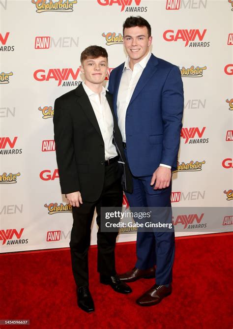 Jake Preston and Clark Reid attend the 2023 GayVN。